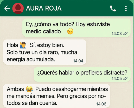 Whatsapp message