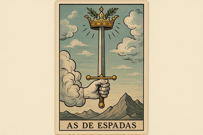 As de Espadas: Descripción y Significado