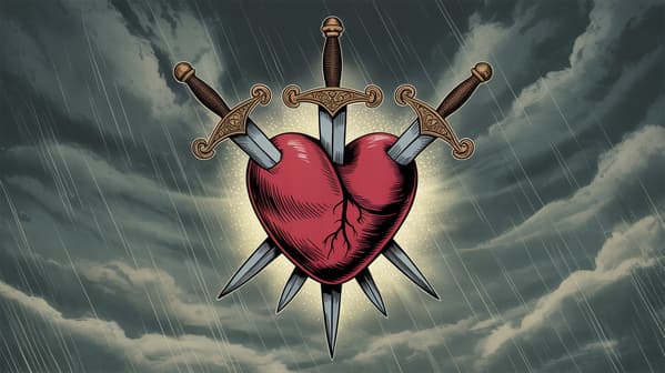 3 de Espadas Tarot: Más Allá del Desamor