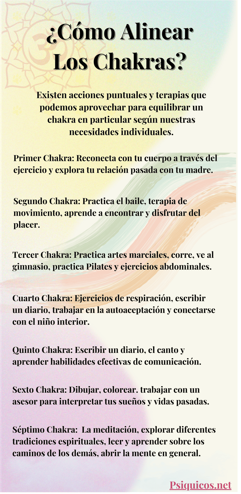 ¿Cómo Alinear Los Chakras?
