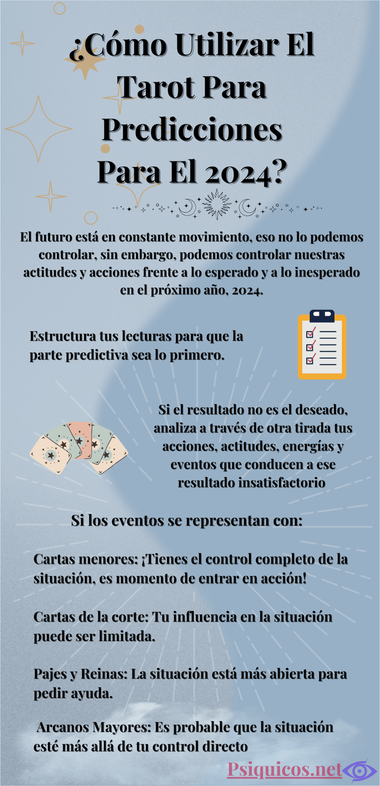 ¿Cómo utilizar el Tarot para predicciones para el 2024?