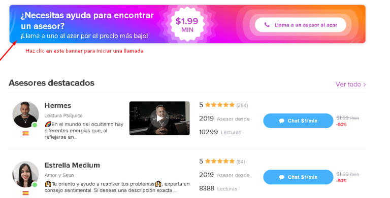 Deja que el destino elija a tu asesor — 2