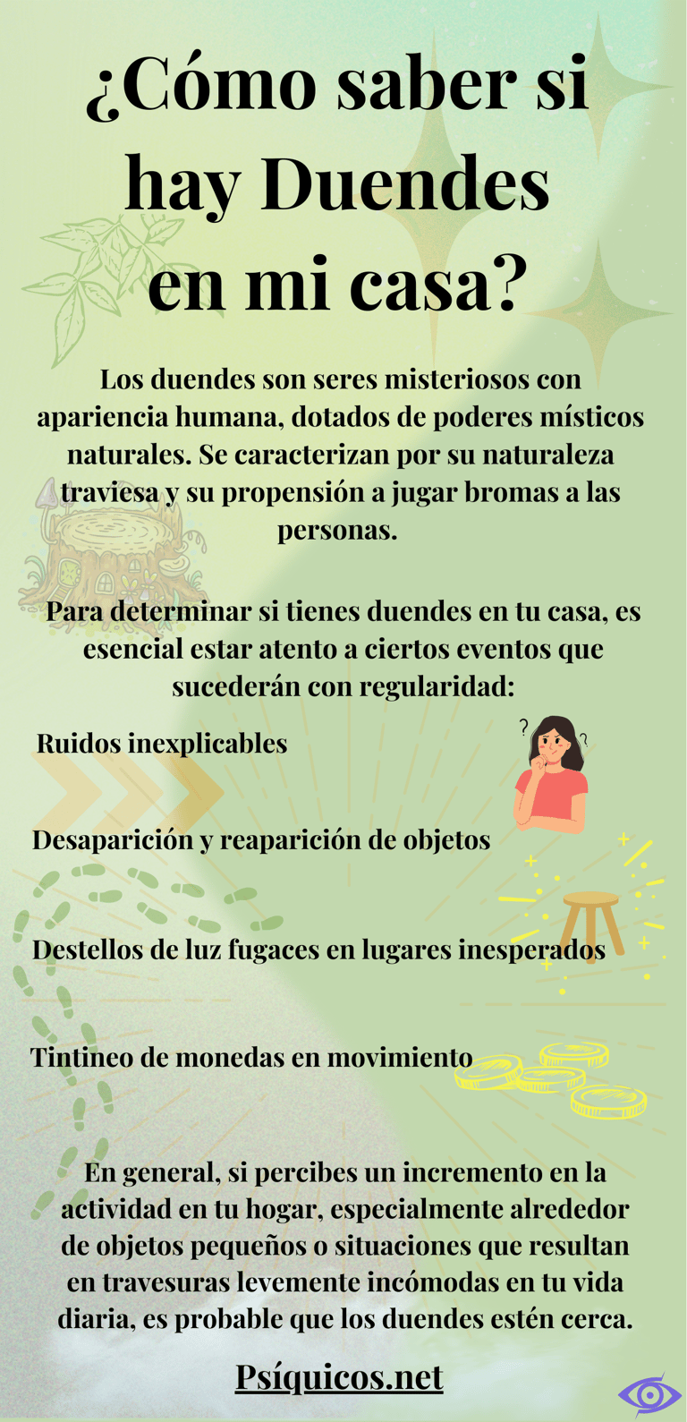 ¿Cómo saber si hay Duendes en mi casa?